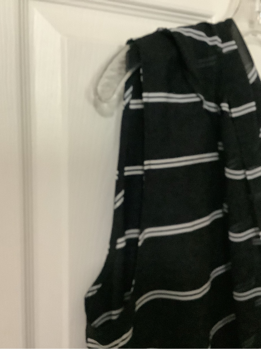 Chico's Top Tunic 3 XL Black White - Picture 5 of 8